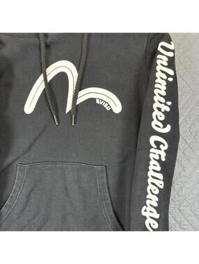 Evisu pullover hoodie womens small